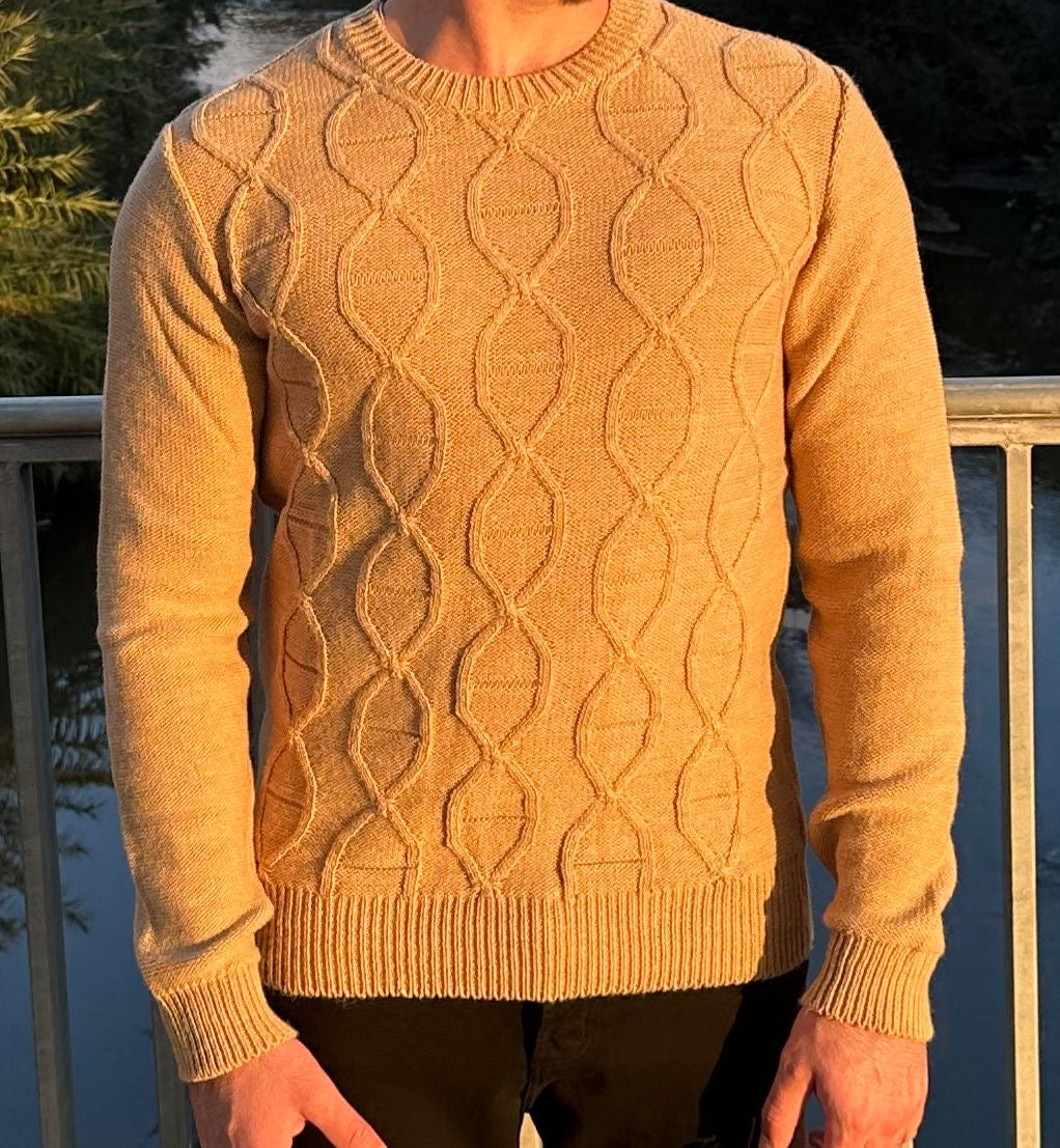 Maglione Kliks a maglia intrecciata