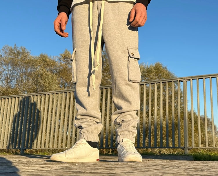 Pantalone Cargo Grigio