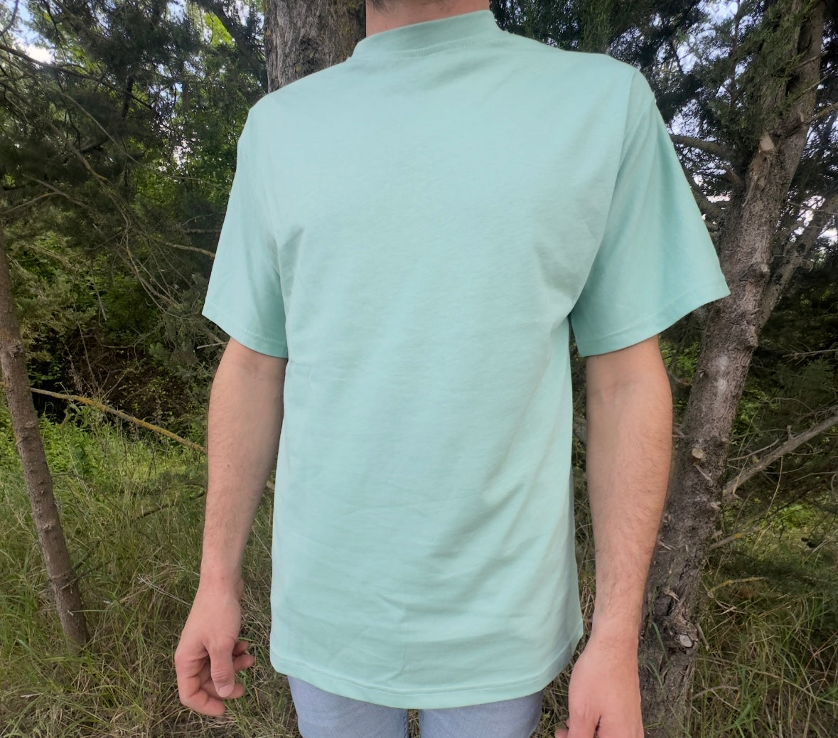 T-shirt verde acqua