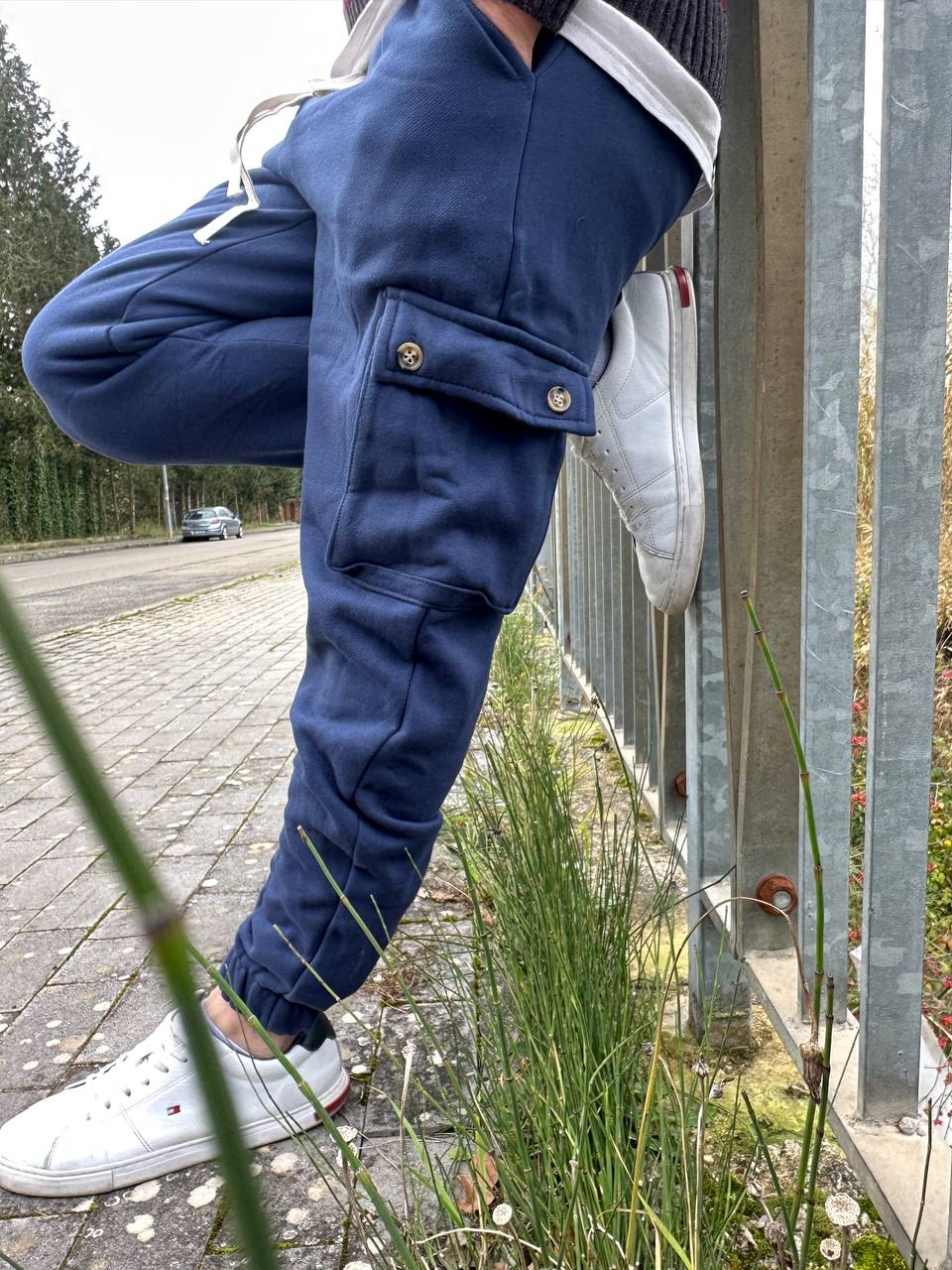 Panta Cargo Blu
