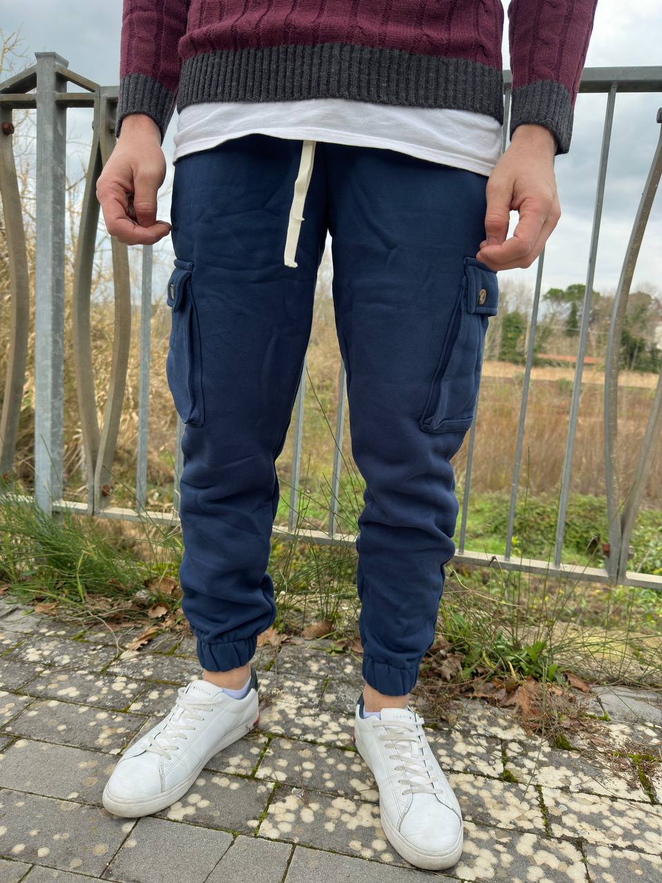 Panta Cargo Blu