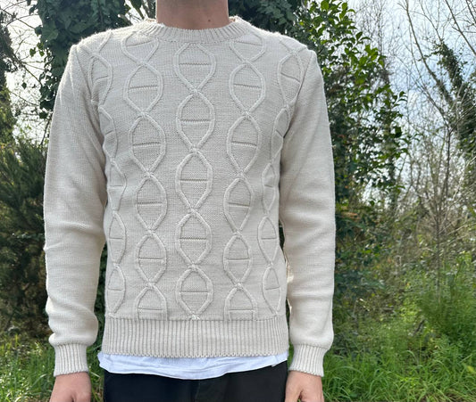 Maglione Kliks a maglia intrecciata