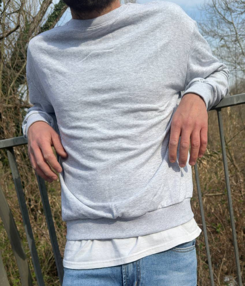 Felpa grigia
