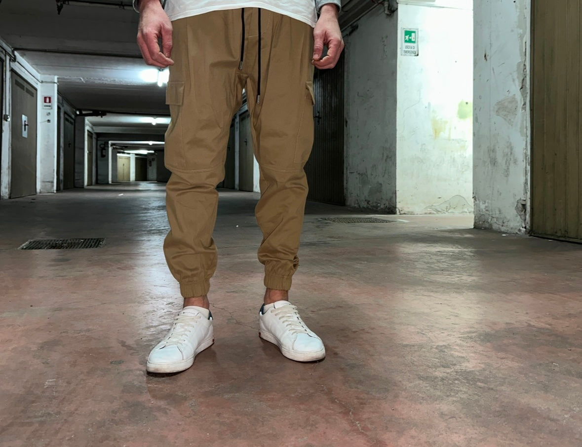 Pantalone Cargo Cammello