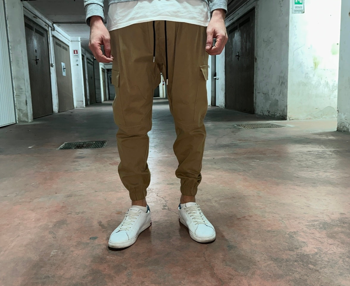 Pantalone Cargo Cammello