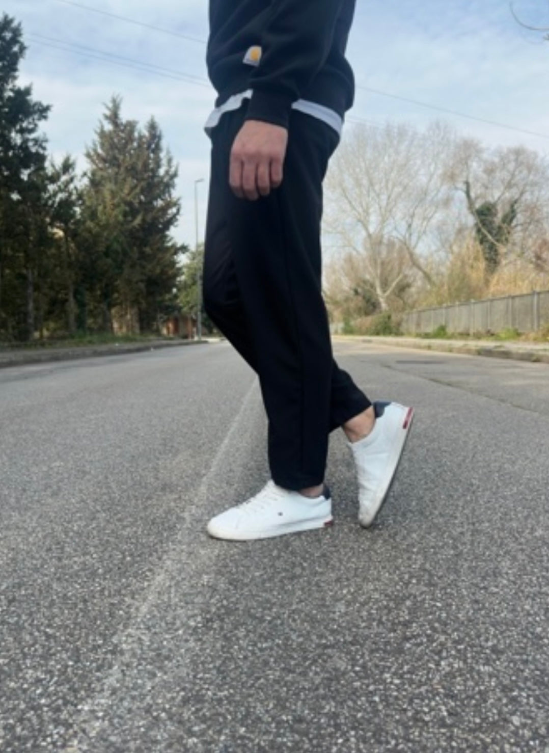 Pantaloni Affusolati Neri