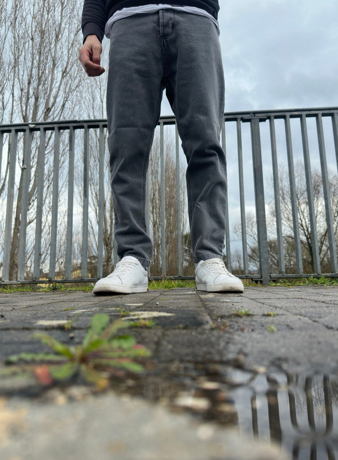Jeans grigio regular