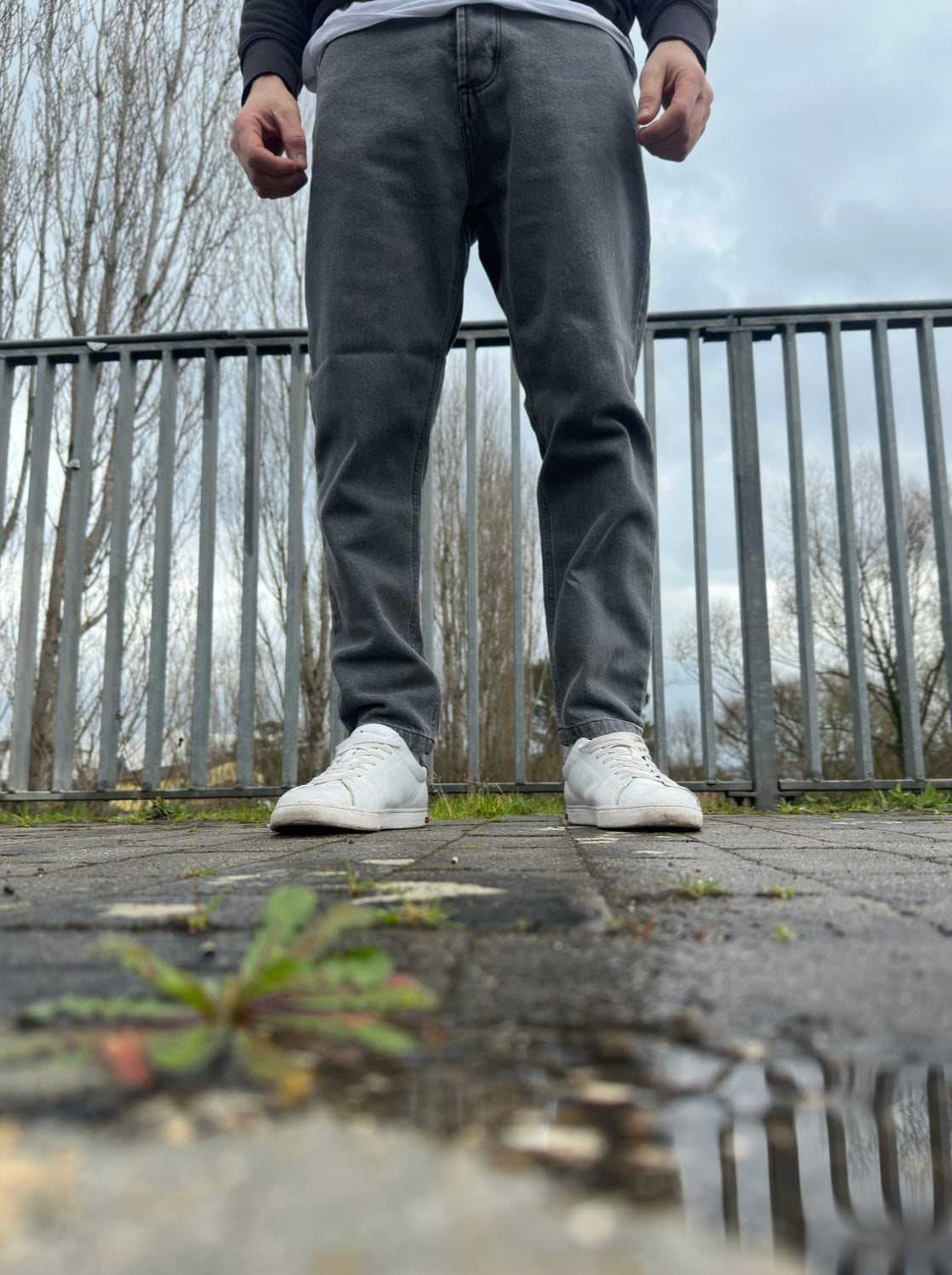Jeans grigio regular
