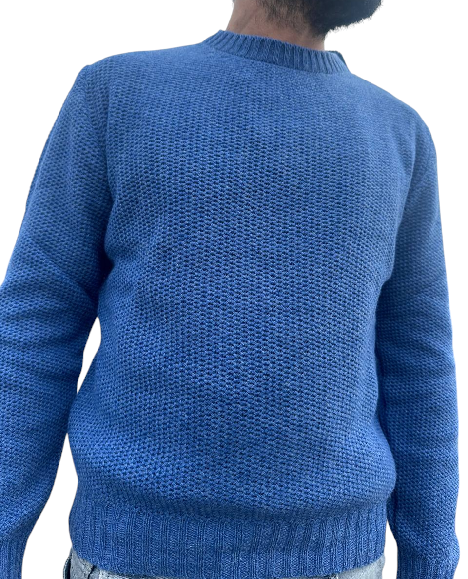 Maglione blu chiaro