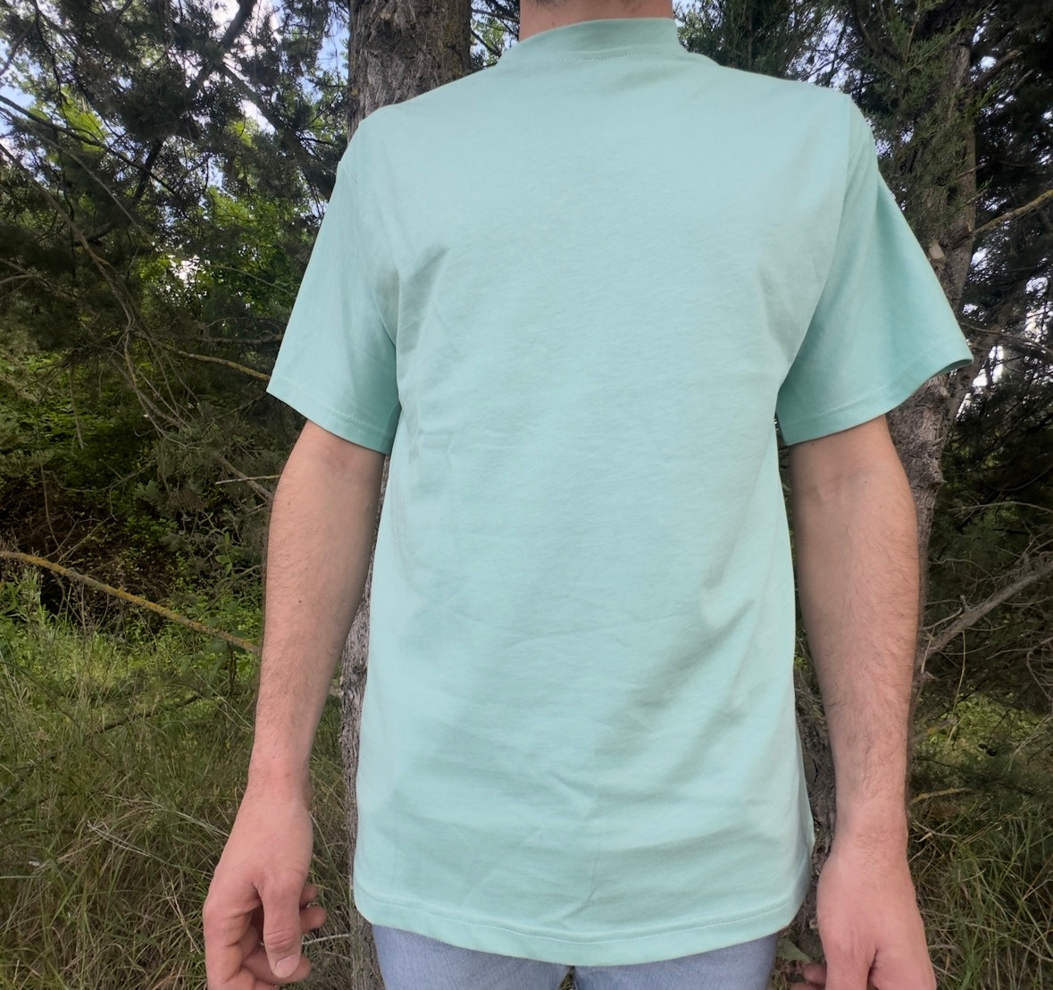 T-shirt verde acqua